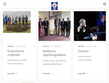 Tablet Screenshot of english.forseti.is